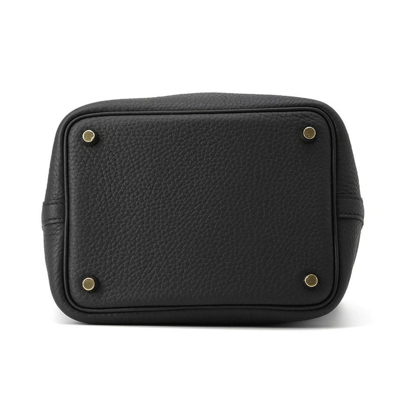 エルメス ハンドバッグ ピコタンロックPM ブラック/ゴールド金具 トリヨンクレマンス K刻印 HERMES トートバッグ 黒