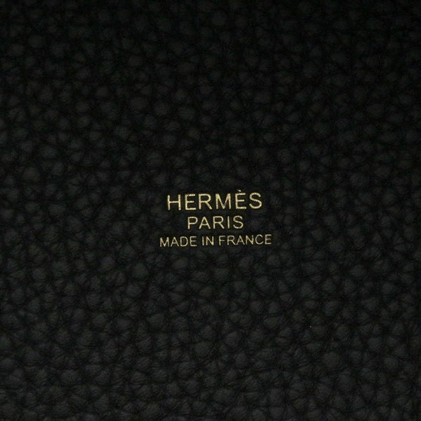 エルメス ハンドバッグ ピコタンロックPM ブラック/ゴールド金具 トリヨンクレマンス K刻印 HERMES トートバッグ 黒