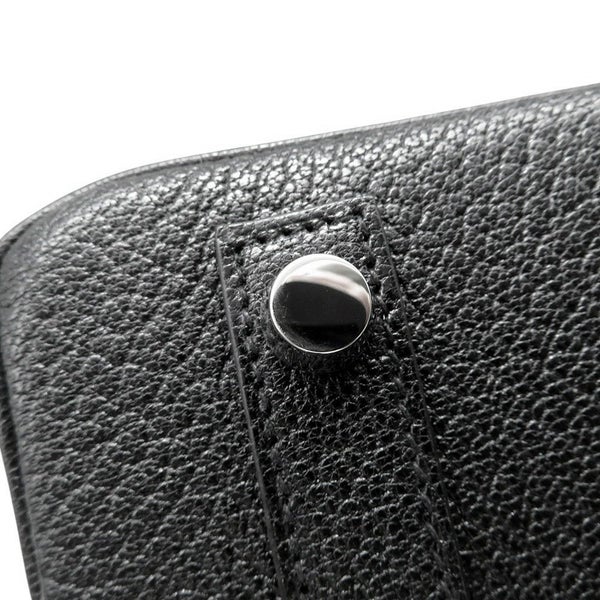 エルメス バーキン30 ブラック/シルバー金具 シェブルミゾル U刻印 HERMES Birkin ハンドバッグ 黒