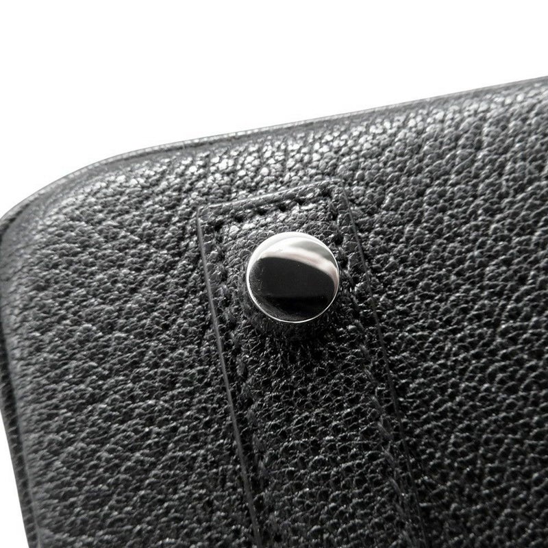 エルメス バーキン30 ブラック/シルバー金具 シェブルミゾル U刻印 HERMES Birkin ハンドバッグ 黒