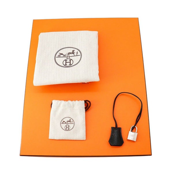 エルメス バーキン30 ブラック/シルバー金具 シェブルミゾル U刻印 HERMES Birkin ハンドバッグ 黒