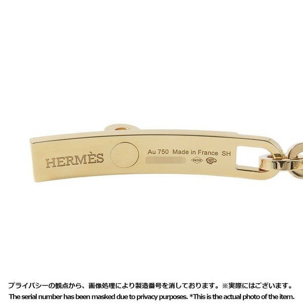 エルメス ブレスレット ケリー チェーン ブレスレット ダイヤモンド 41P 計0.62ct K18YGイエローゴールド サイズSH Kelly Chain Bracelet
