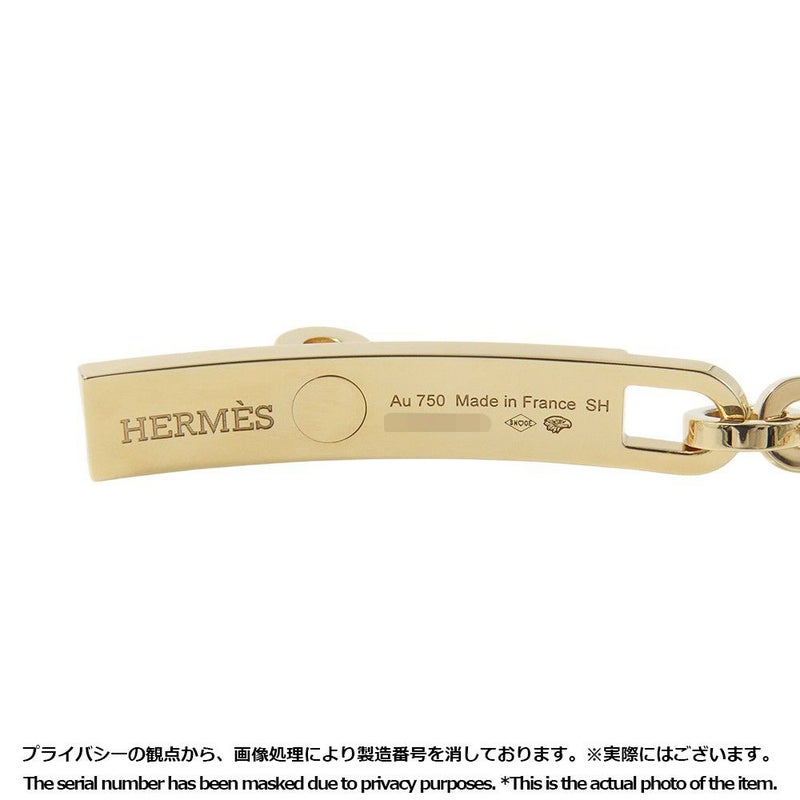 エルメス ブレスレット ケリー チェーン ブレスレット ダイヤモンド 41P 計0.62ct K18YGイエローゴールド サイズSH Kelly Chain Bracelet