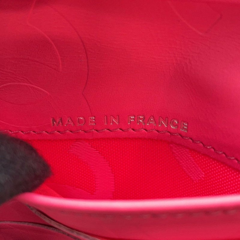 シャネル 二つ折り財布 カンボンライン レザー A26720 CHANEL 財布 黒