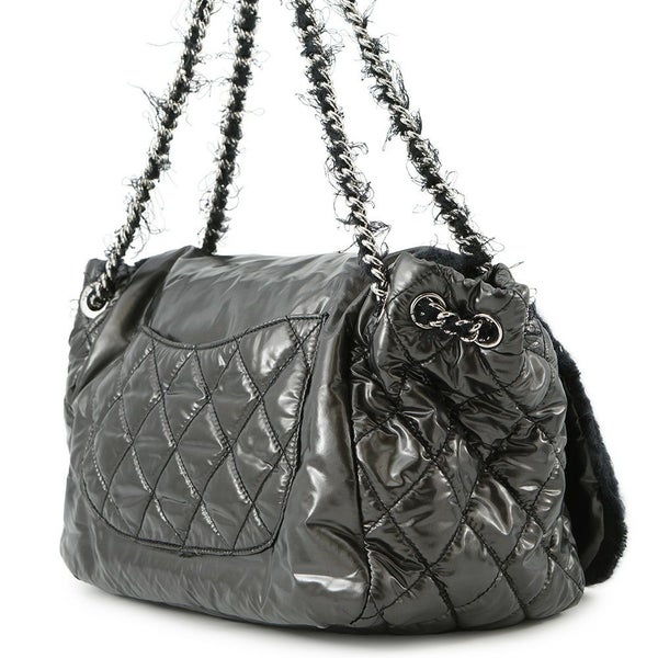 シャネル チェーンショルダーバッグ ココマーク マトラッセ ナイロン A49697 CHANEL