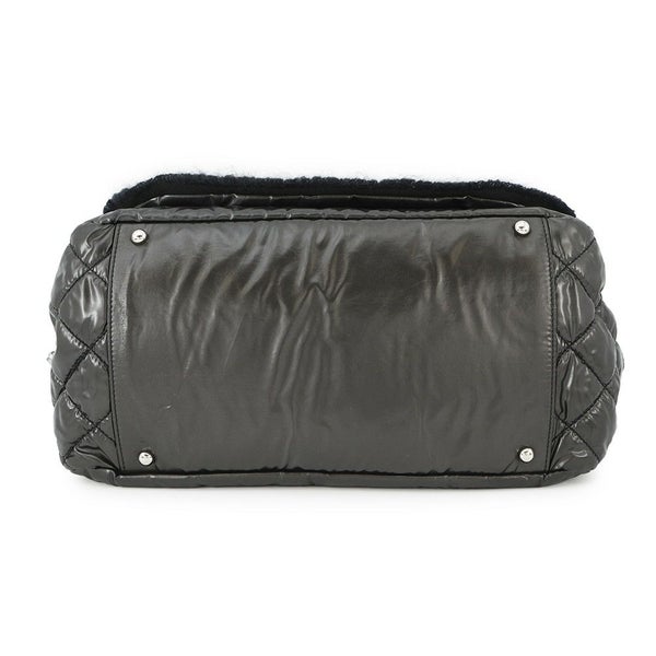 シャネル チェーンショルダーバッグ ココマーク マトラッセ ナイロン A49697 CHANEL