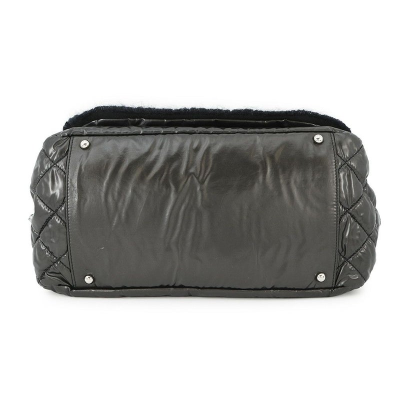 シャネル チェーンショルダーバッグ ココマーク マトラッセ ナイロン A49697 CHANEL