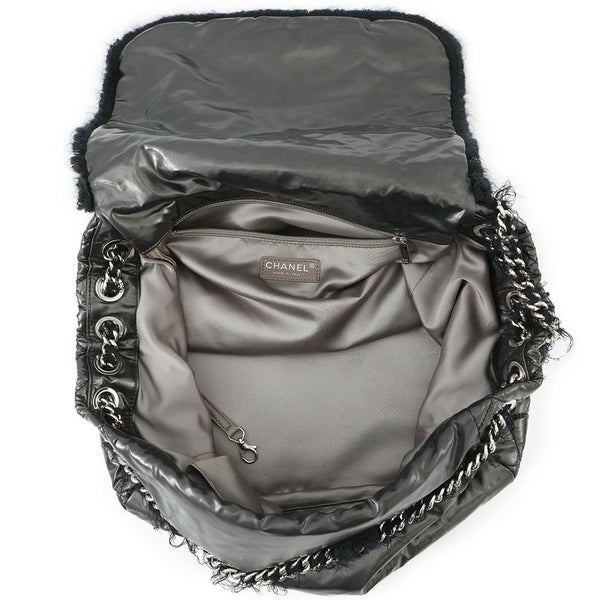 シャネル チェーンショルダーバッグ ココマーク マトラッセ ナイロン A49697 CHANEL