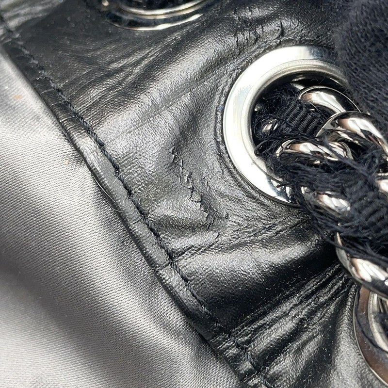 シャネル チェーンショルダーバッグ ココマーク マトラッセ ナイロン A49697 CHANEL