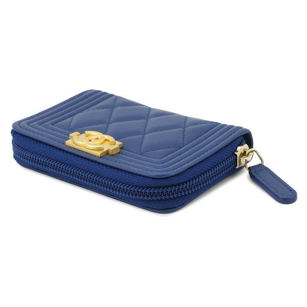 シャネル コインケース ボーイシャネル ココマーク マトラッセ A80602 CHANEL 小銭入れ コインパース 財布 カードケース