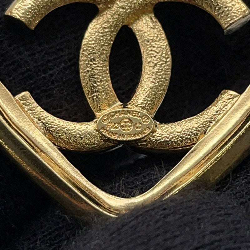 シャネル ブローチ ココマーク ハート ラインストーン P23 C ABA093 CHANEL アクセサリー