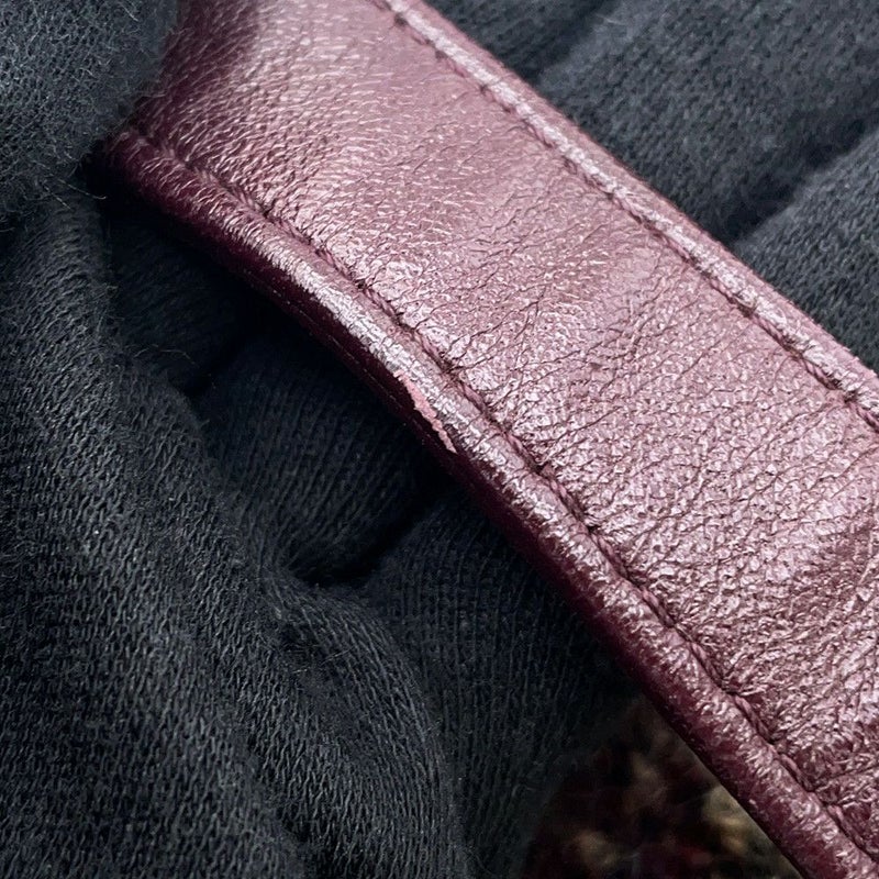 シャネル チェーンショルダーバッグ ボーイシャネル ツイード ベロア CHANEL