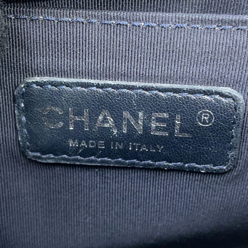 シャネル チェーンショルダーバッグ ボーイシャネル ツイード ベロア CHANEL
