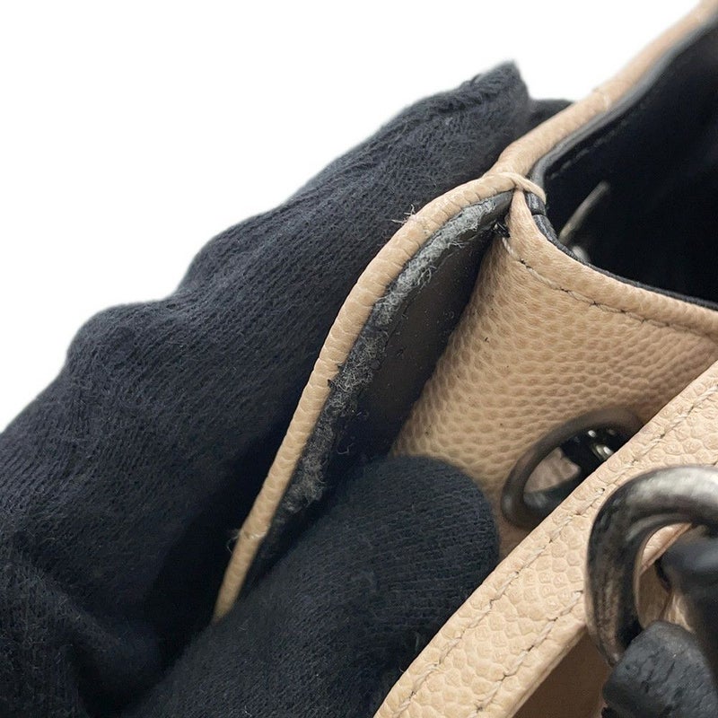 シャネル ハンドバッグ マトラッセ ココマーク CCバケット キャビアスキン A93354 2way