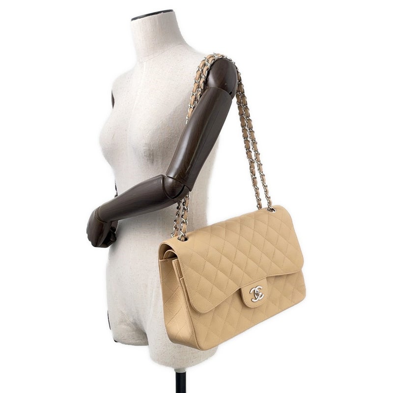 シャネル チェーンショルダーバッグ マトラッセ30 ココマーク キャビアスキン A58600 CHANEL デカマト