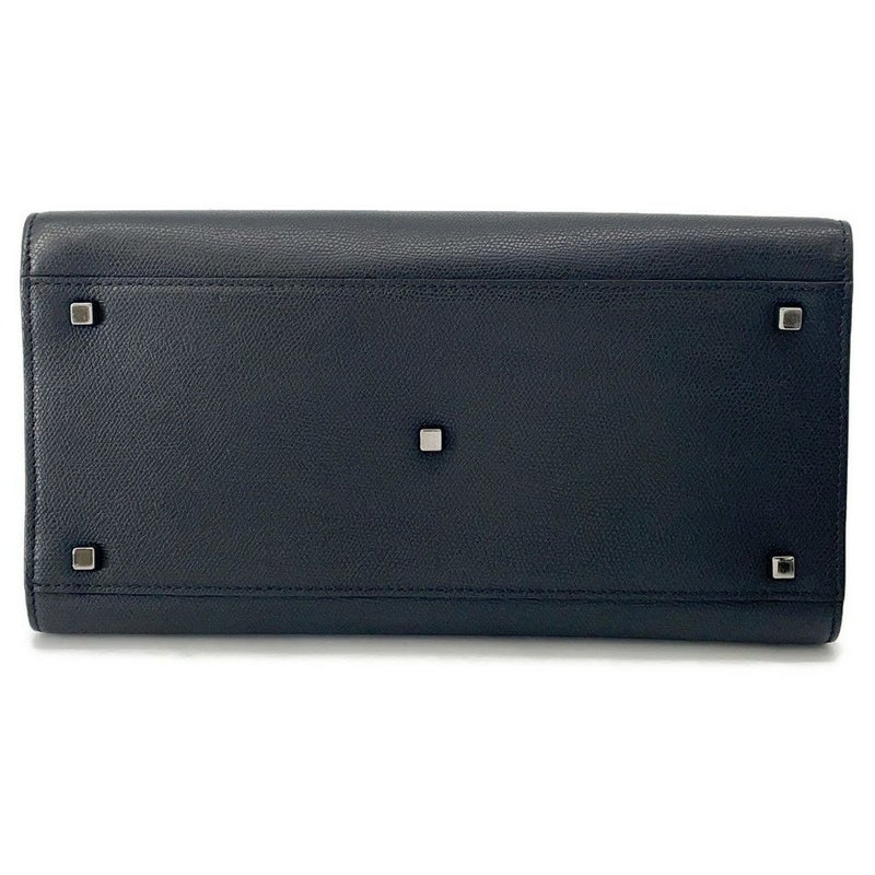 ヴァレクストラ ハンドバッグ イジィデ ラージ Valextra 2way 黒