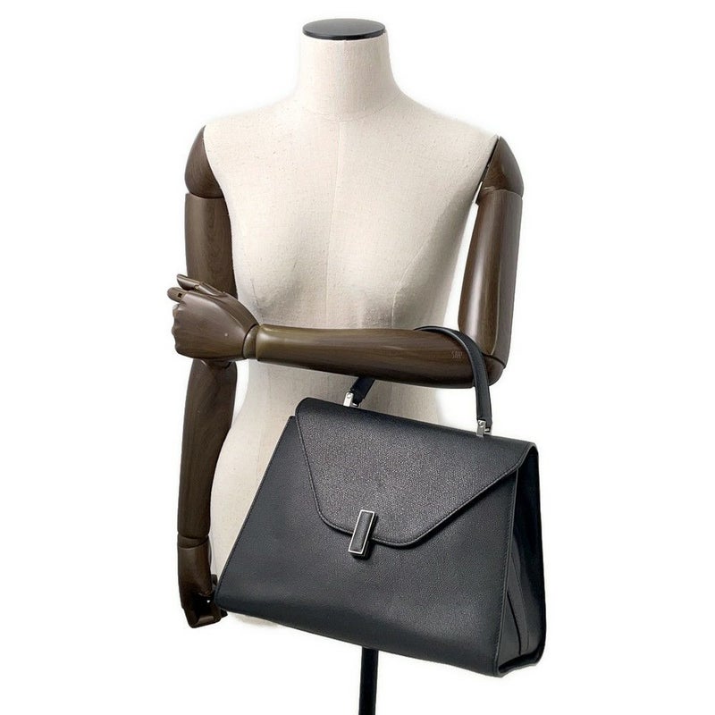 ヴァレクストラ ハンドバッグ イジィデ ラージ Valextra 2way 黒