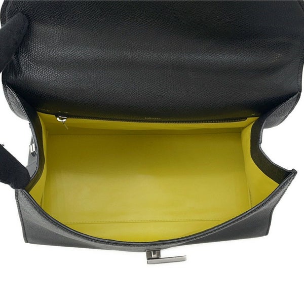 ヴァレクストラ ハンドバッグ イジィデ ラージ Valextra 2way 黒