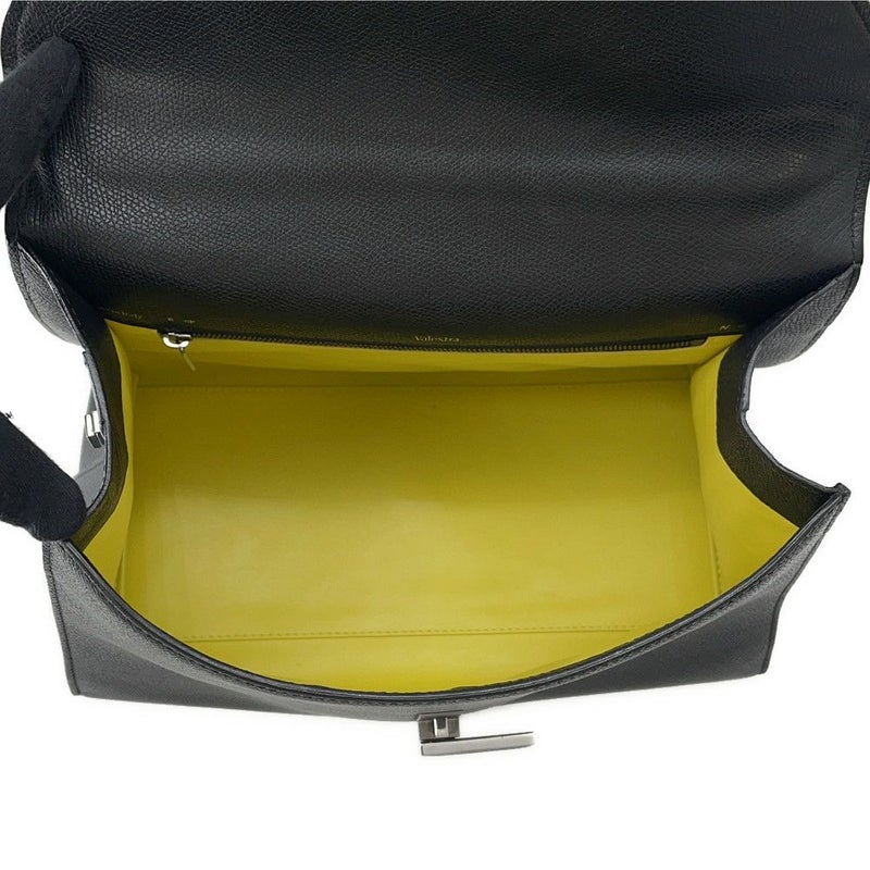 ヴァレクストラ ハンドバッグ イジィデ ラージ Valextra 2way 黒