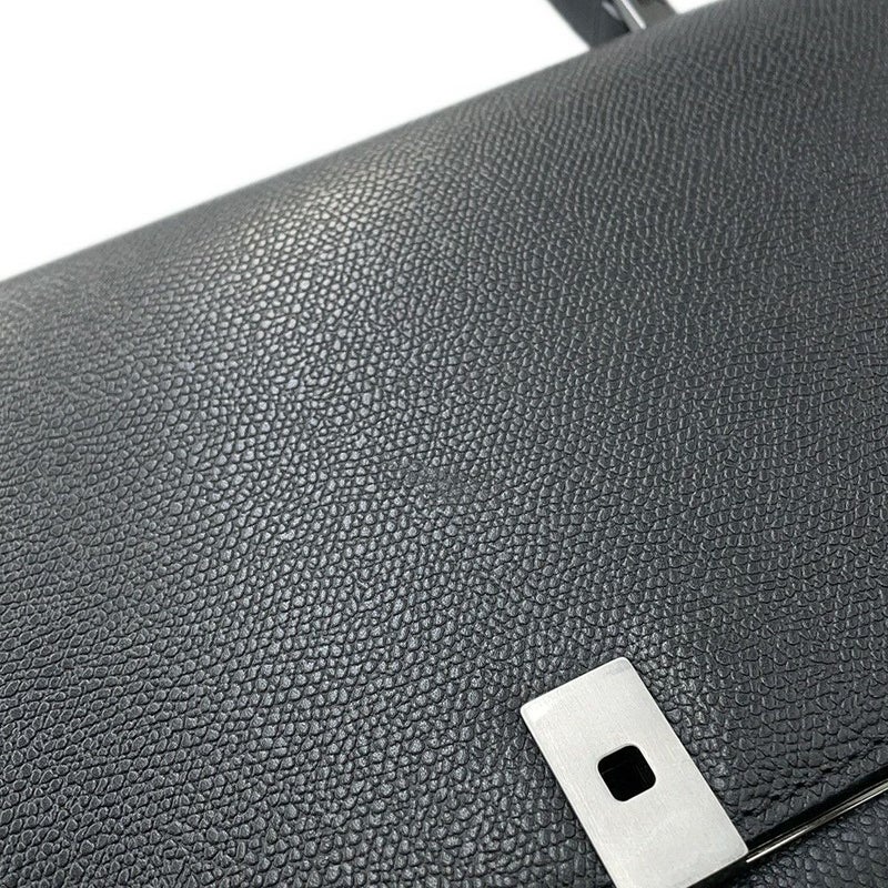 ヴァレクストラ ハンドバッグ イジィデ ラージ Valextra 2way 黒