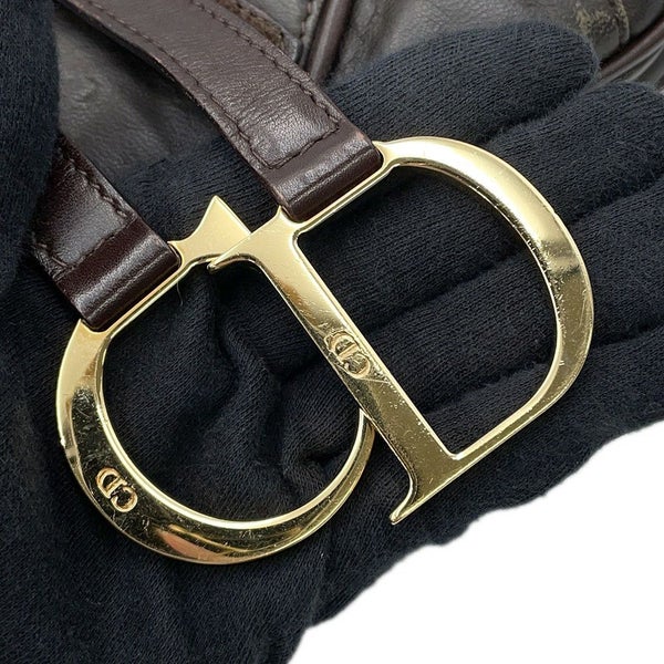 クリスチャン・ディオール ショルダーバッグ サドルバッグ オーストリッチ型押しレザー Christian Dior ワンショルダー
