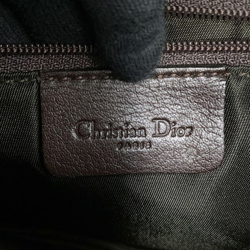 クリスチャン・ディオール ショルダーバッグ サドルバッグ オーストリッチ型押しレザー Christian Dior ワンショルダー