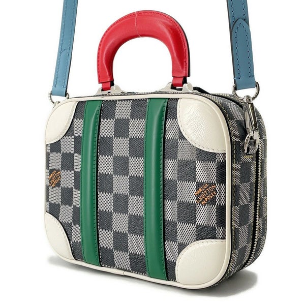 ルイヴィトン ハンドバッグ ダミエ/カーフレザー ヴァリゼットBB N40233 LOUIS VUITTON ヴィトン バッグ メンズ 黒 ブラック 2019AW