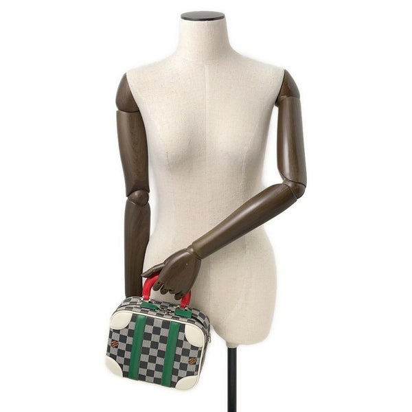 ルイヴィトン ハンドバッグ ダミエ/カーフレザー ヴァリゼットBB N40233 LOUIS VUITTON ヴィトン バッグ メンズ 黒 ブラック 2019AW