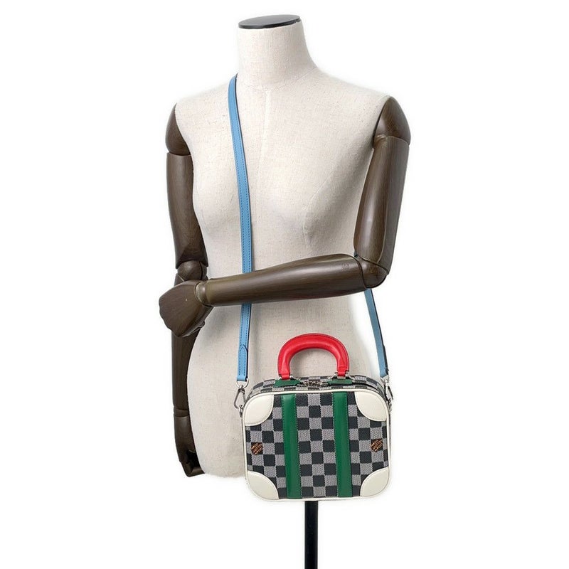 ルイヴィトン ハンドバッグ ダミエ/カーフレザー ヴァリゼットBB N40233 LOUIS VUITTON ヴィトン バッグ メンズ 黒 ブラック 2019AW