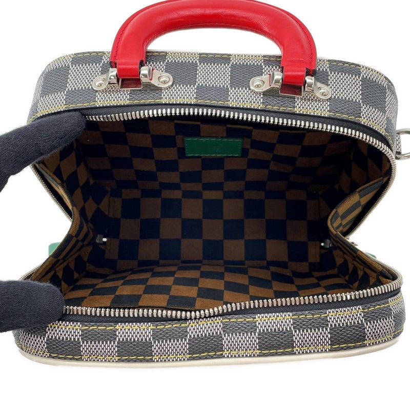 ルイヴィトン ハンドバッグ ダミエ/カーフレザー ヴァリゼットBB N40233 LOUIS VUITTON ヴィトン バッグ メンズ 黒 ブラック 2019AW