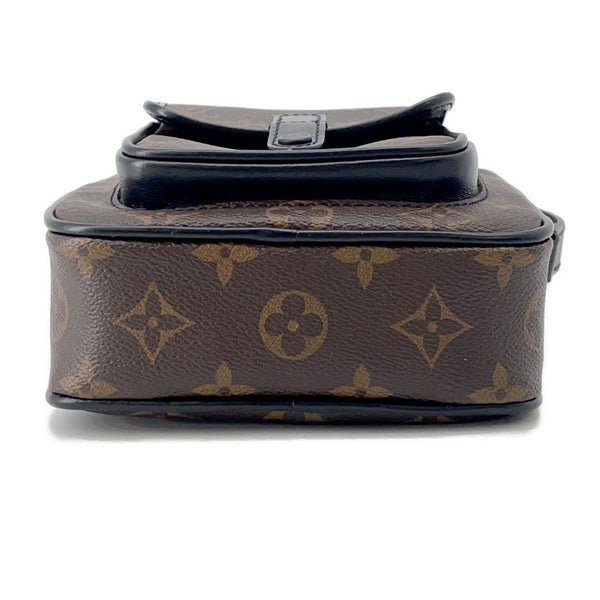ルイヴィトン ショルダーバッグ モノグラム・マカサー クリストファー・ウエアラブル ウォレット M69404 LOUIS VUITTON 黒