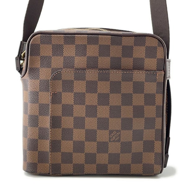 ルイヴィトン ショルダーバッグ ダミエ・エベヌ オラフPM N41442 LOUIS VUITTON ヴィトン バッグ メンズ