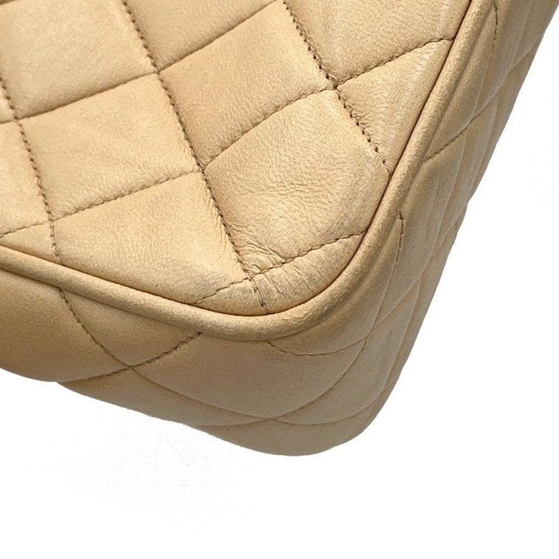 シャネル チェーンショルダーバッグ マトラッセ ココマーク タッセル ラムスキン CHANEL ヴィンテージ