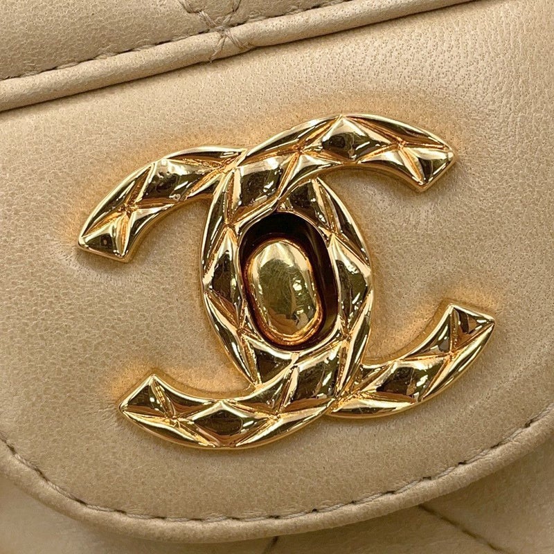 シャネル チェーンショルダーバッグ マトラッセ ココマーク タッセル ラムスキン CHANEL ヴィンテージ
