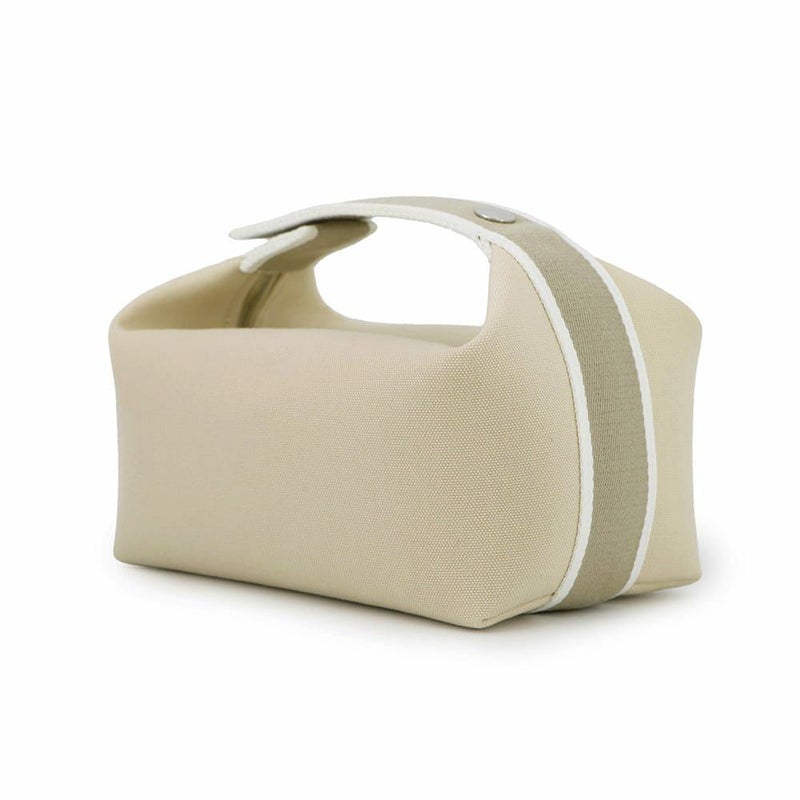 エルメス ポーチ ブリッド・ア・ブラックPM ベージュ/シルバー金具 キャンバス HERMES バッグ 小物入れ