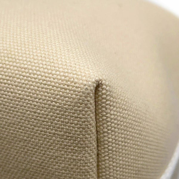 エルメス ポーチ ブリッド・ア・ブラックPM ベージュ/シルバー金具 キャンバス HERMES バッグ 小物入れ