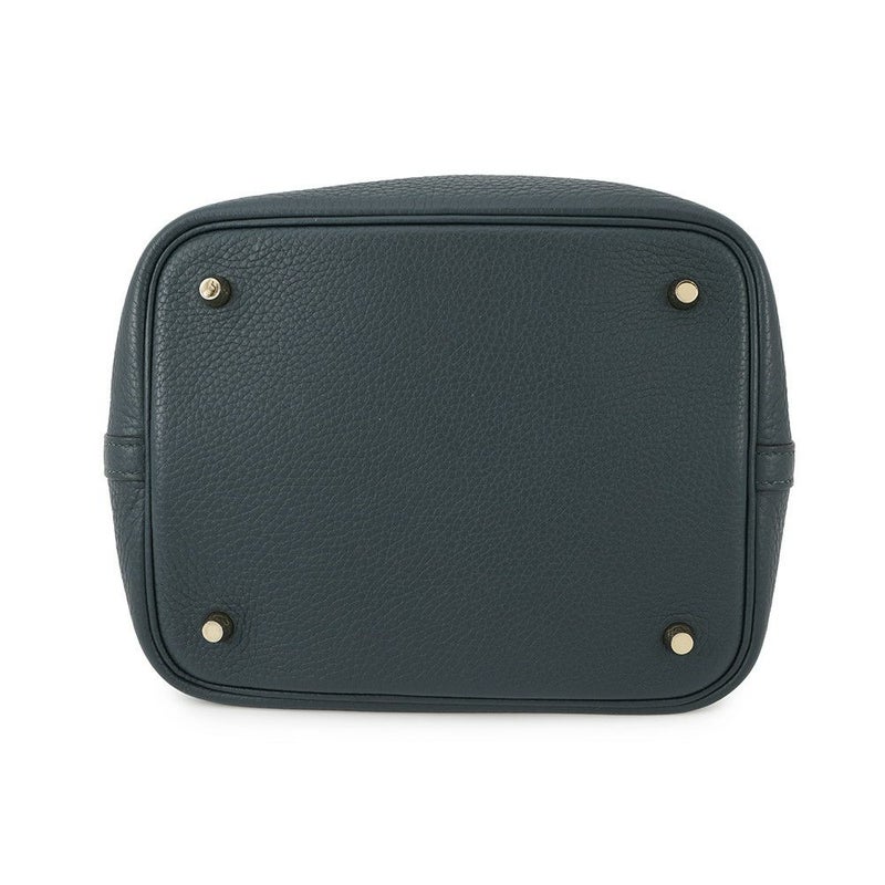 エルメス ハンドバッグ ピコタンロックMM ヴェールシプレス/ゴールド金具 トリヨンクレマンス B刻印