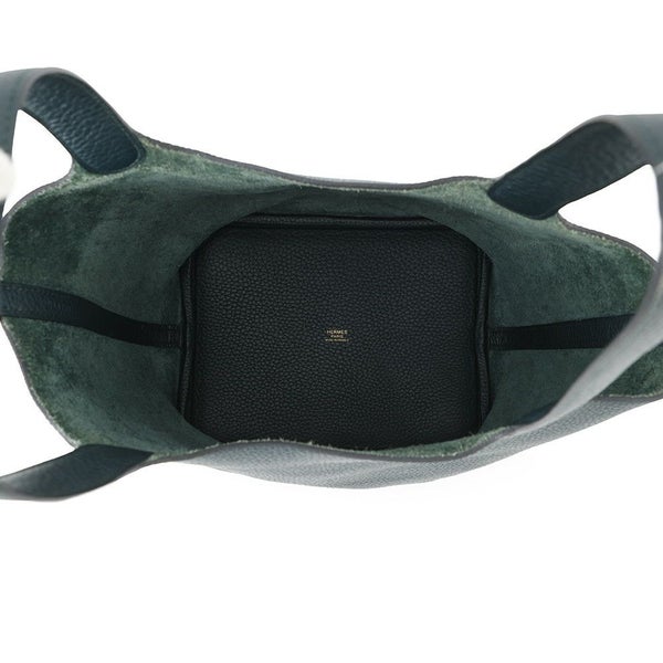 エルメス ハンドバッグ ピコタンロックMM ヴェールシプレス/ゴールド金具 トリヨンクレマンス B刻印