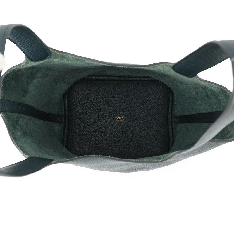 エルメス ハンドバッグ ピコタンロックMM ヴェールシプレス/ゴールド金具 トリヨンクレマンス B刻印