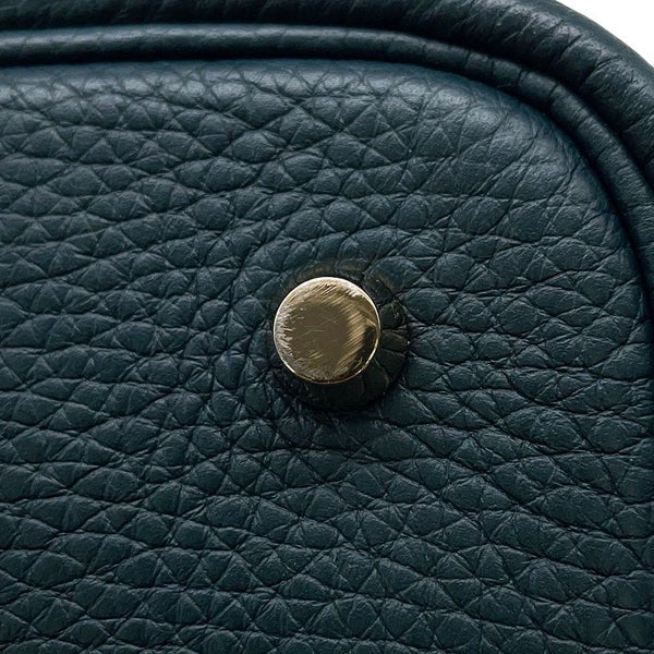 エルメス ハンドバッグ ピコタンロックMM ヴェールシプレス/ゴールド金具 トリヨンクレマンス B刻印