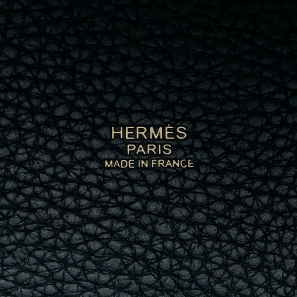 エルメス ハンドバッグ ピコタンロックMM ヴェールシプレス/ゴールド金具 トリヨンクレマンス B刻印