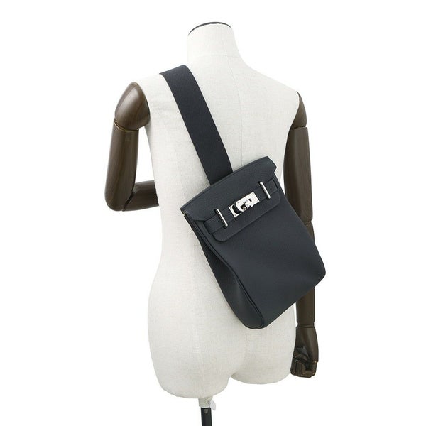 エルメス ボディバッグ ケリー アッカドPM キャバン/ジョーヌナプル/フー/シルバー金具 トゴ B刻印 メンズ