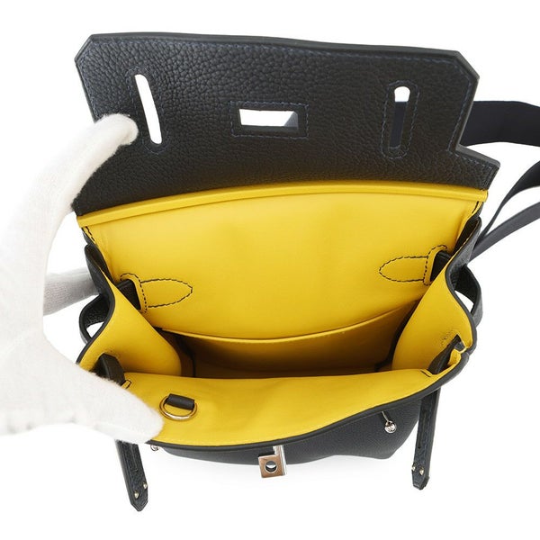 エルメス ボディバッグ ケリー アッカドPM キャバン/ジョーヌナプル/フー/シルバー金具 トゴ B刻印 メンズ