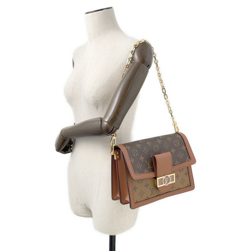 ルイヴィトン ショルダーバッグ モノグラム・リバース ドーフィーヌMM M45958 LOUIS VUITTON 2way