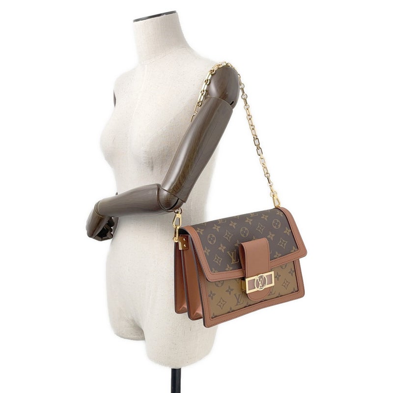 ルイヴィトン ショルダーバッグ モノグラム・リバース ドーフィーヌMM M45958 LOUIS VUITTON 2way