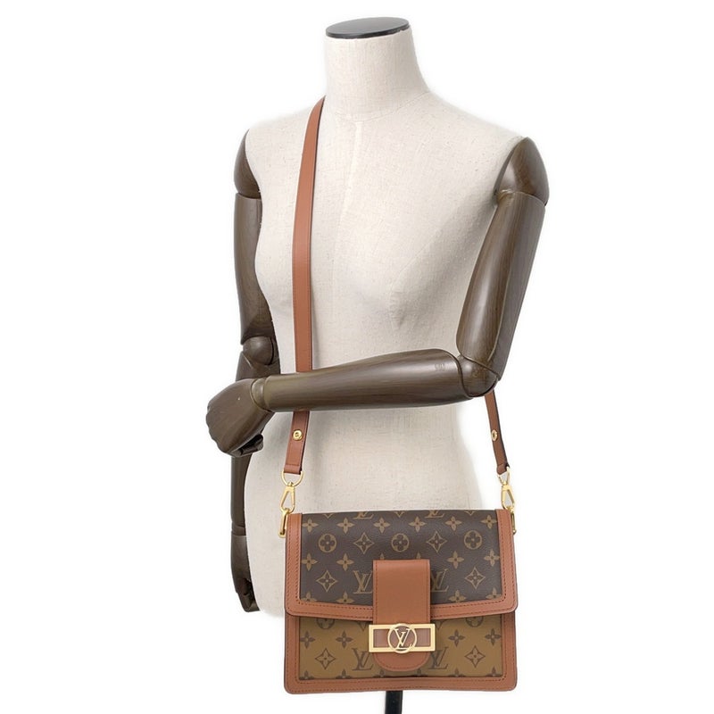 ルイヴィトン ショルダーバッグ モノグラム・リバース ドーフィーヌMM M45958 LOUIS VUITTON 2way