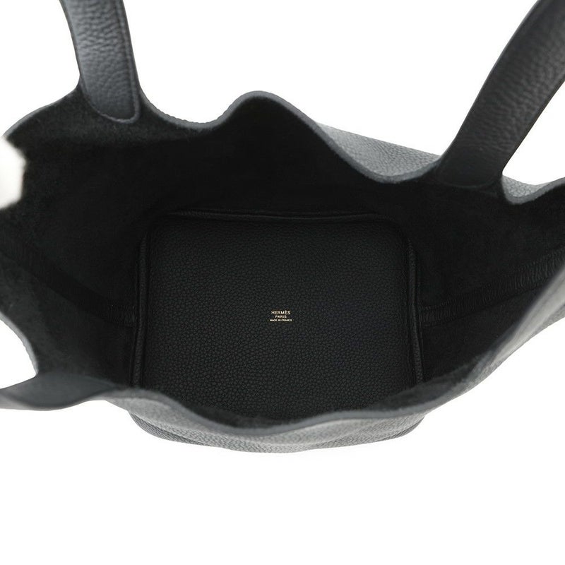 エルメス ハンドバッグ ピコタンロックMM ブラック/ゴールド金具 トリヨンクレマンス K刻印 黒