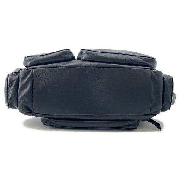 ミュウミュウ ハンドバッグ レザー 5BB150 MIUMIU 2way 黒