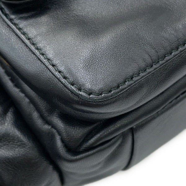 ミュウミュウ ハンドバッグ レザー 5BB150 MIUMIU 2way 黒