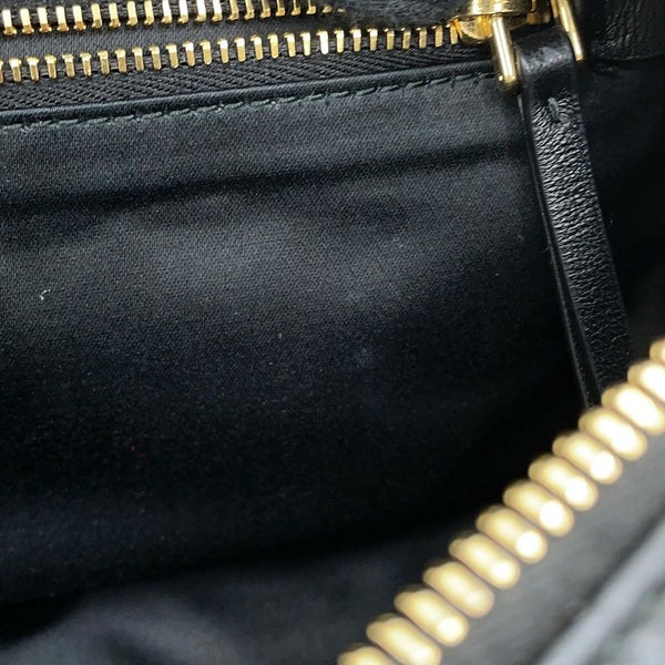 ミュウミュウ ハンドバッグ レザー 5BB150 MIUMIU 2way 黒